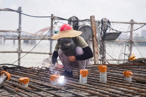 鵝城大橋工程施工取得新突破 主橋墩即將完工